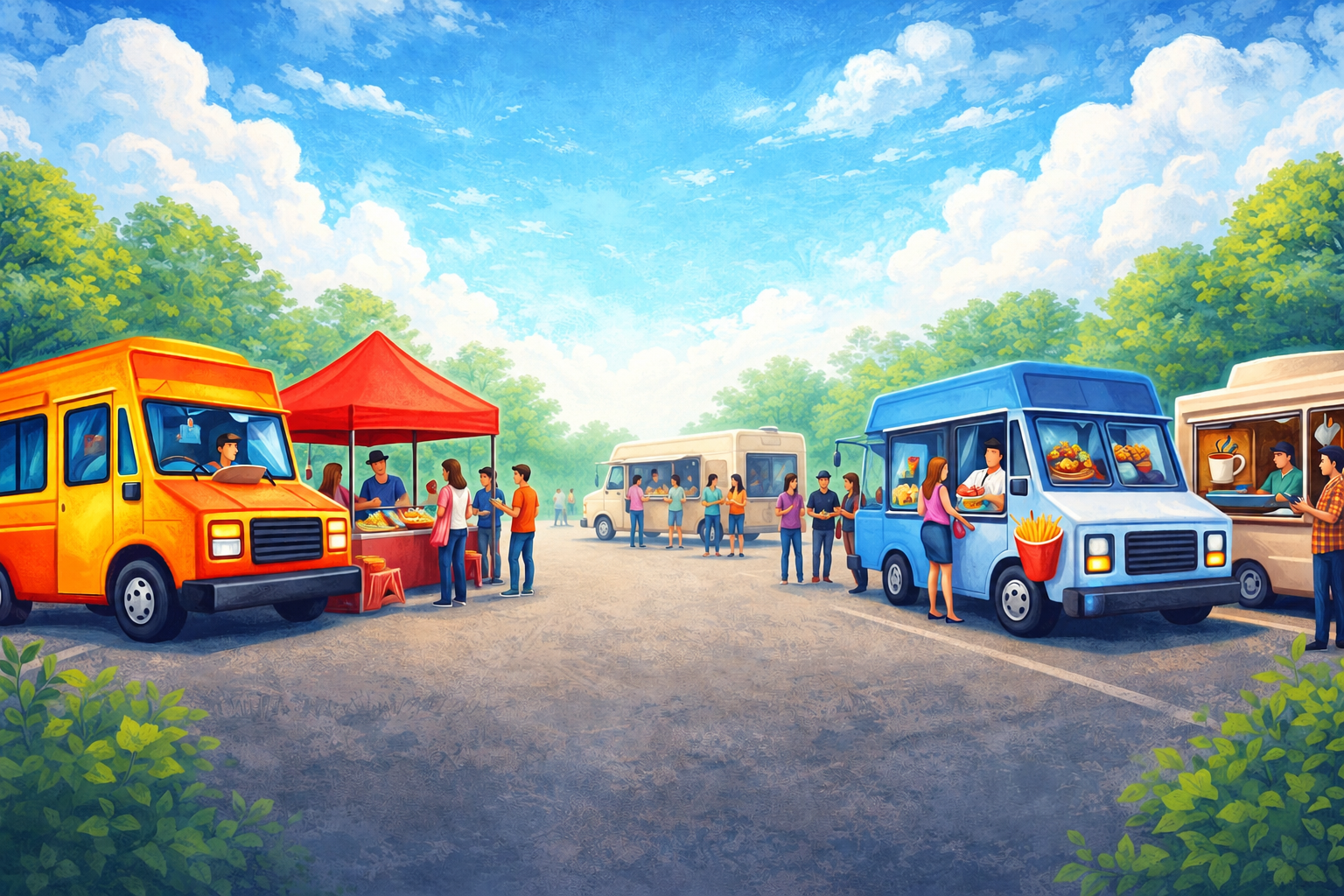 Food vendors and food trucks